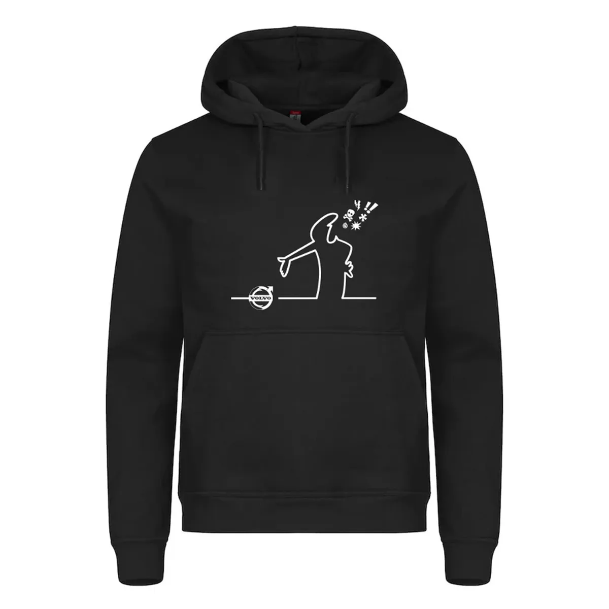 Streken sint på Volvo - hettegenser