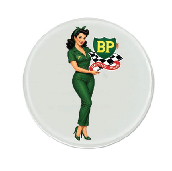 Hovedbilde Dekorative ØL/ Glassbrikker Retro BP Dama