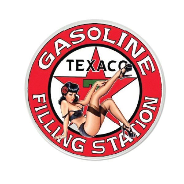 Hovedbilde Dekorative Glassbrikker Gasoline Texaco