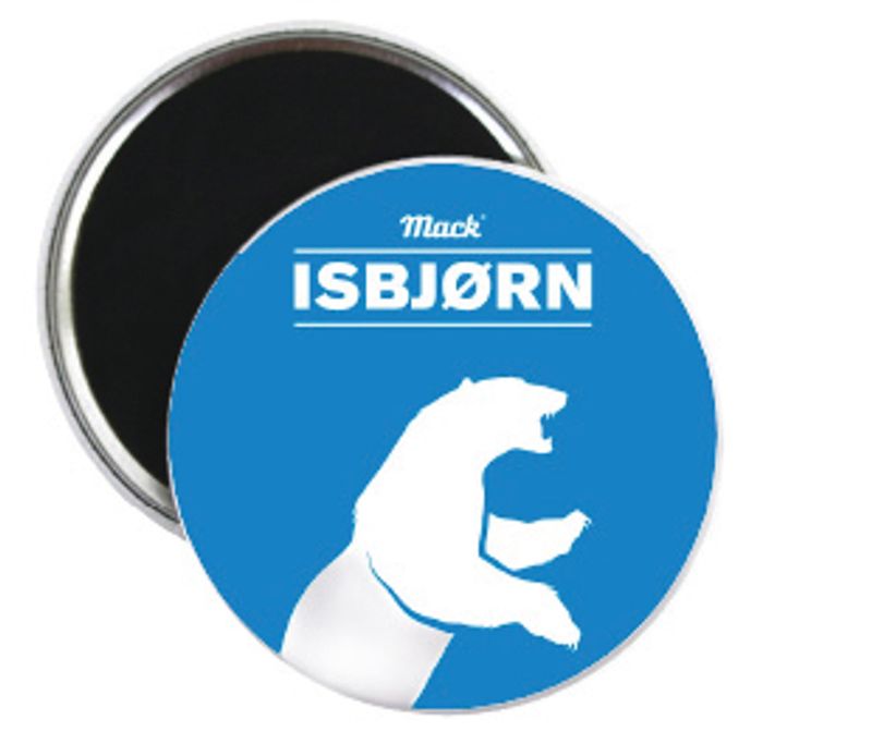 Isbjørn Button 55mm,Velg alternativ i menyen
