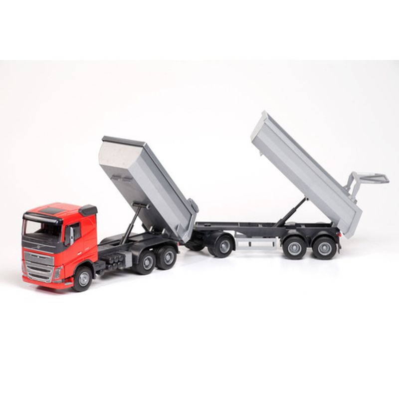 EMEK LASTEBIL VOLVO FH4 LOW CAB TIPPBIL 3 AKSLET MED SLEPHENGER,