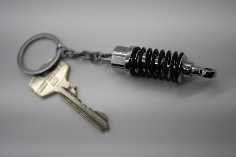 Nøkkelring Coilover sølv