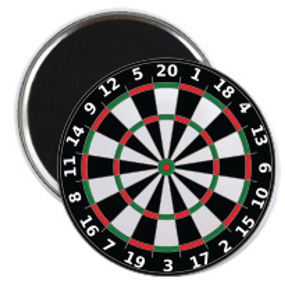 Dart Skive Button 55mm, Velg alternativ i menyen