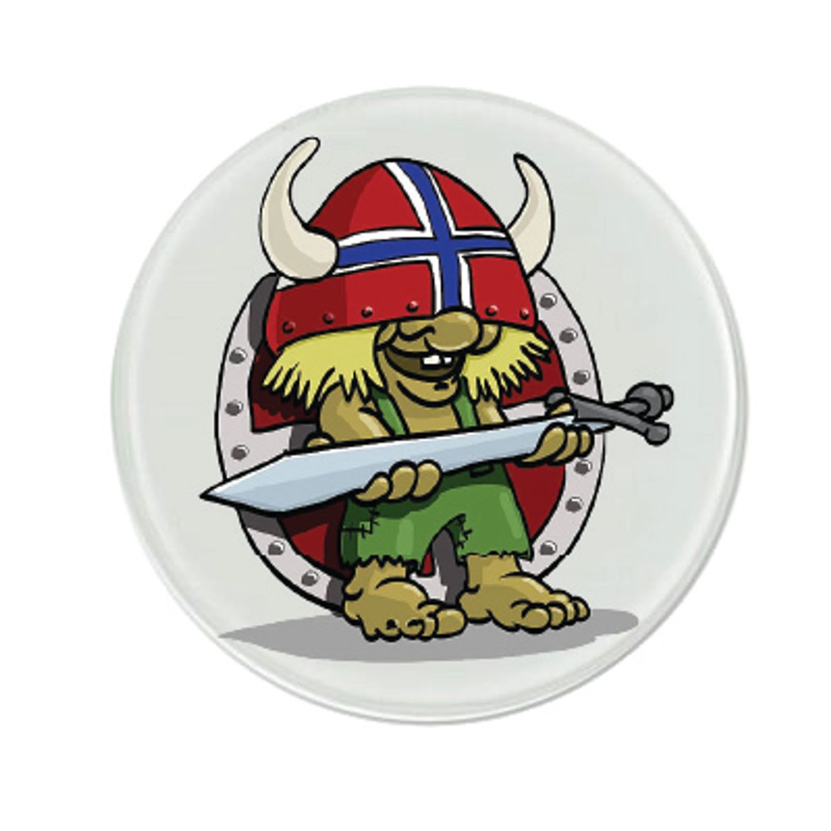 Dekorative Glassbrikker Viking Norge