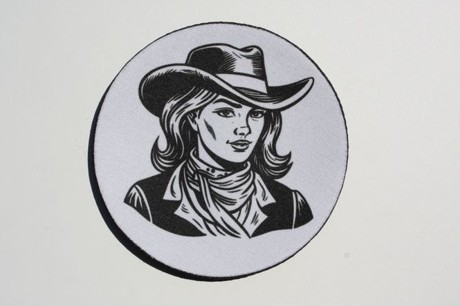 Hovedbilde Cowgirl ØL Brikke
