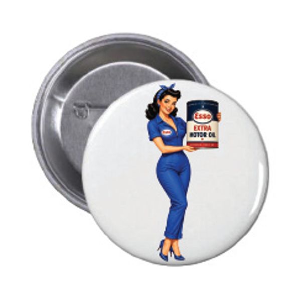 Hovedbilde Esso Dama Button 55mm, Velg alternativ i menyen