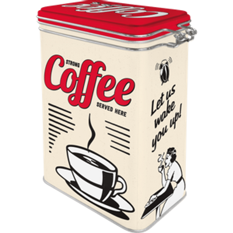 Kaffeboks i Metall